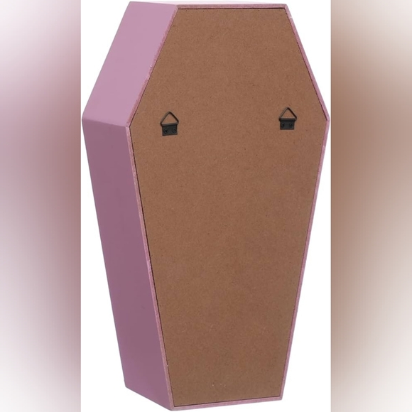 Pink & Floral Coffin Shelf ~ 16 Inches - Picture 2 of 4